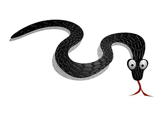 Image showing black snake