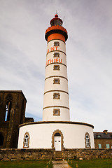 Image showing Lighthouse on the Brittany coast