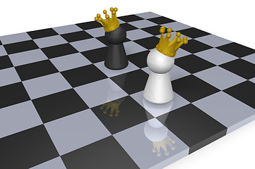 Image showing chess kings