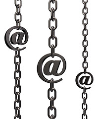 Image showing email chains