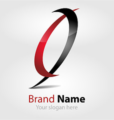 Image showing Brand red-black logo