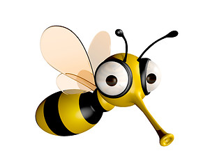 Image showing funny bee