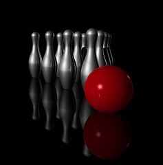 Image showing 3D bowling