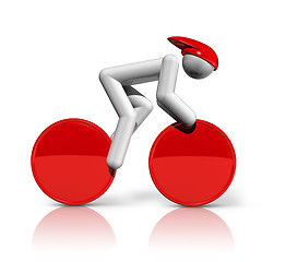 Image showing Cycling Track 3D symbol