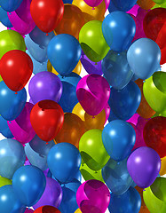 Image showing colored balloons