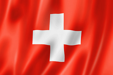 Image showing Swiss flag