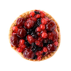 Image showing red fruits pie