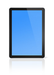 Image showing 3D computer, digital Tablet pc