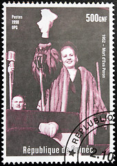 Image showing Eva Peron Stamp