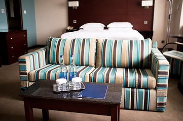 Image showing Perfect vacation and relaxation hotel room