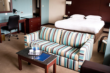 Image showing Suite room of a hotel