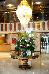 Image showing Master centerpiece at hotels lobby
