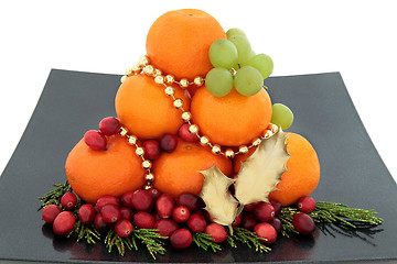 Image showing Christmas Fruit