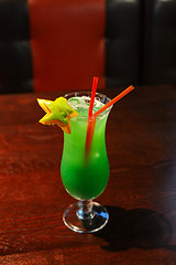 Image showing Green cocktail