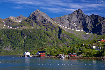 Image showing Norwegian village