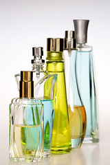 Image showing Perfume bottles