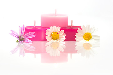 Image showing Colorful candles