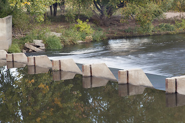 Image showing river diversion dam