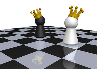 Image showing chess kings