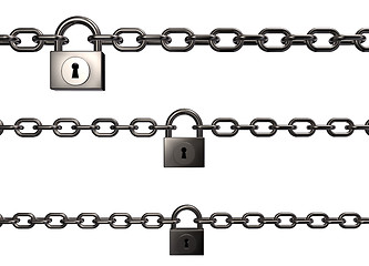 Image showing chains and padlocks