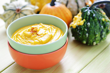 Image showing pumpkin soup