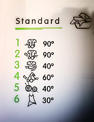 Image showing Laundry instruction.