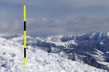 Image showing Ski trail