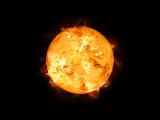 Image showing sun in space