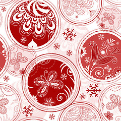 Image showing Seamless Christmas pattern