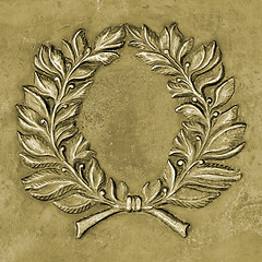 Image showing Bronze relief ornament