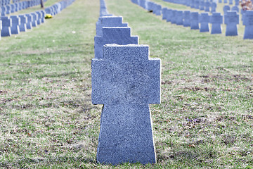 Image showing Soldiers' graves