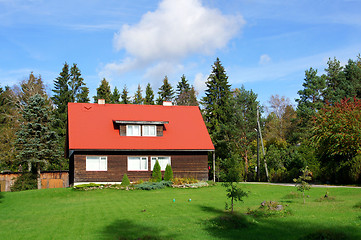 Image showing The modern house