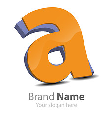 Image showing Abstract 3D logo/logotype