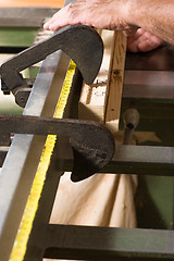 Image showing Carpenter hand