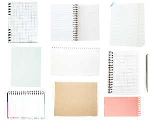 Image showing collection of old note paper