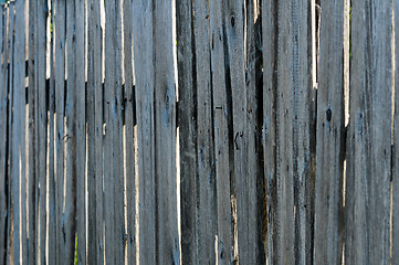 Image showing Wood fence