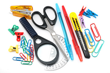 Image showing Assortment of stationery