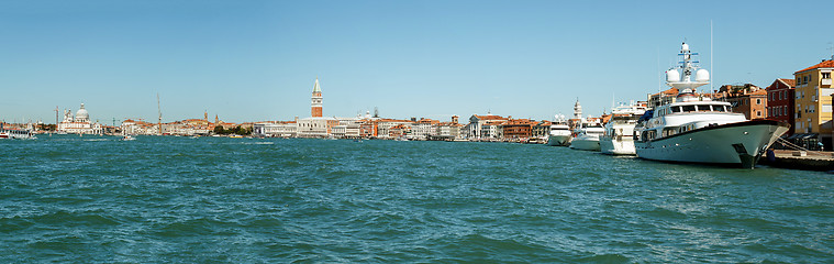 Image showing Panorama of Venice  Italy 