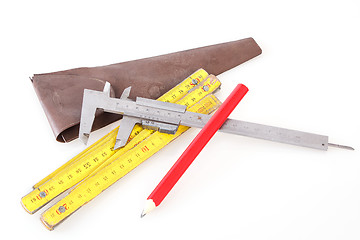 Image showing Set of measuring tools