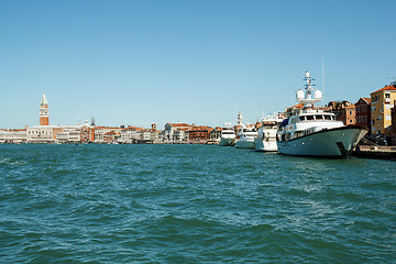 Image showing port in Venice Italy