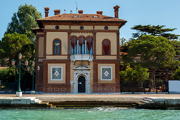 Image showing Venetian houses Italy