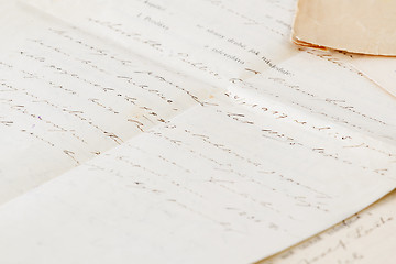 Image showing very old handwritten contract