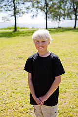 Image showing Boy outdoors