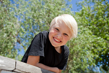 Image showing Boy outdoors