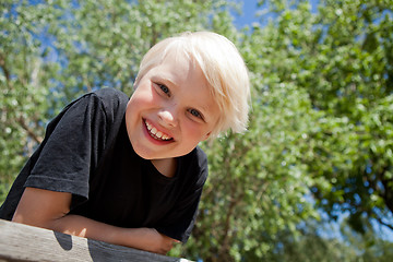 Image showing Boy outdoors