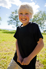 Image showing Boy outdoors