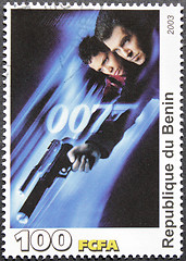Image showing James Bond Stamp #1