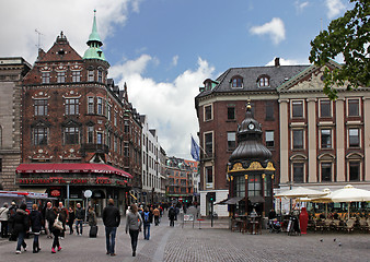 Image showing Nygade Street (Stroget), Copenhagen