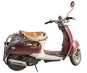 Image showing Old Scooter