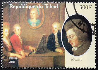 Image showing Mozart Stamp